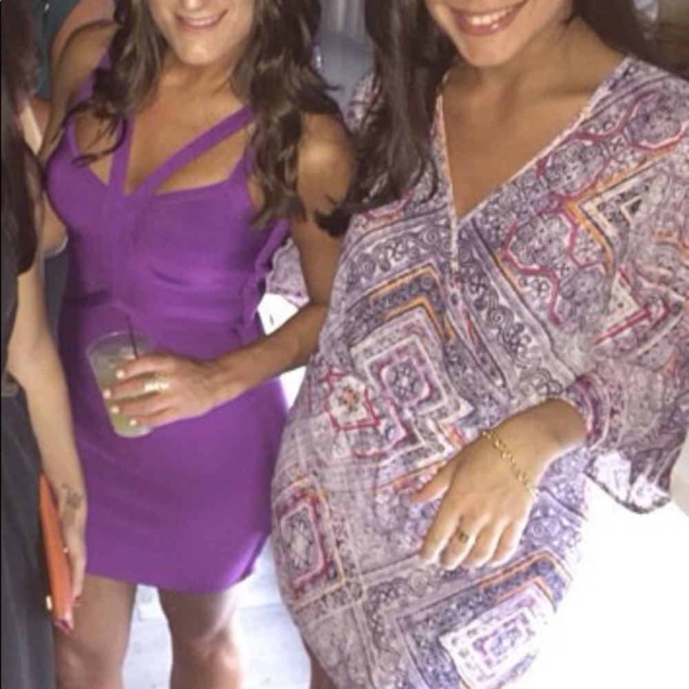 Aqua mini dress